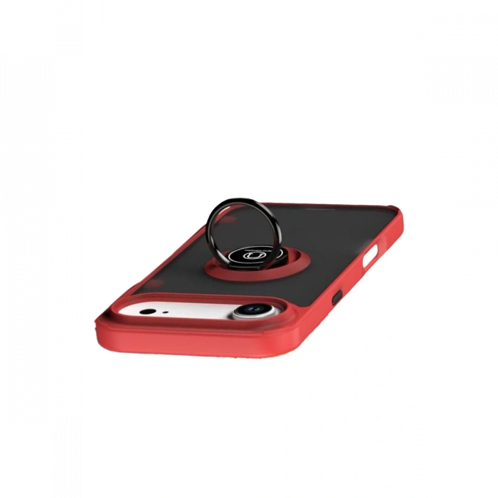 Apple iPhone 17 Air Montreal Yüzüklü Silikon Kapak