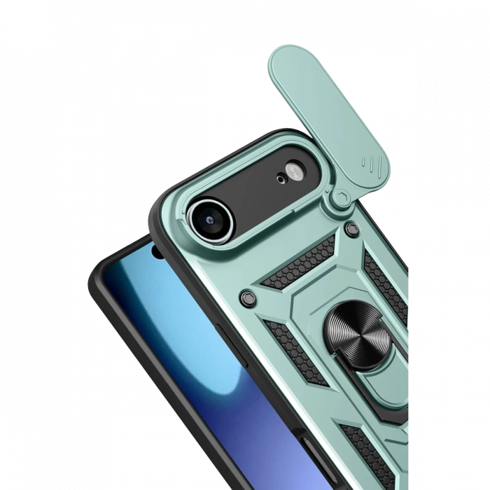 Apple iPhone 17 Air Pars Lens Yüzüklü Silikon