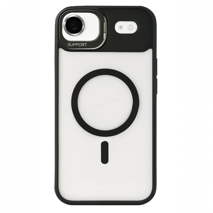 Joy Tekno Apple iPhone 17 Air Remim Lensli Magsafe Standlı Kapak