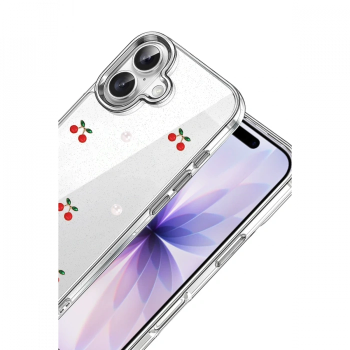 Apple iPhone 17 Fiyonk Desenli Kapak