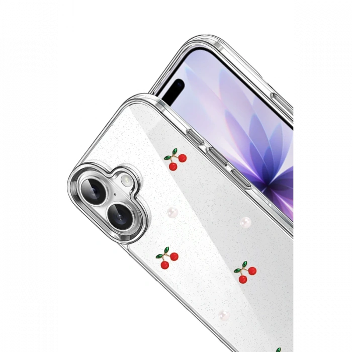 Apple iPhone 17 Fiyonk Desenli Kapak