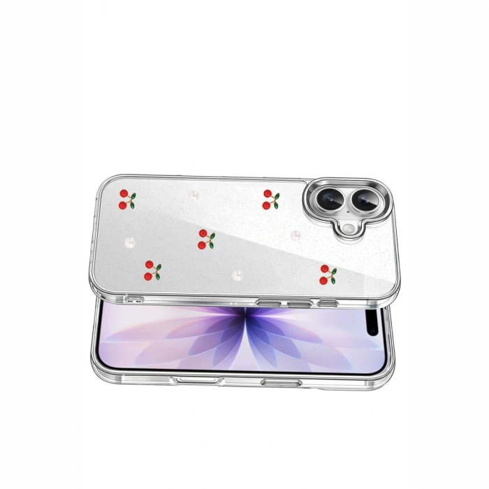 Apple iPhone 17 Fiyonk Desenli Kapak