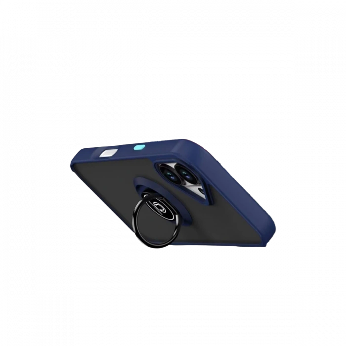 Apple iPhone 17 Montreal Yüzüklü Silikon Kapak