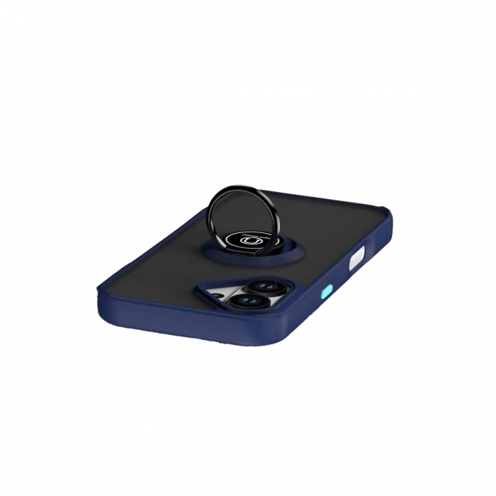 Apple iPhone 17 Montreal Yüzüklü Silikon Kapak