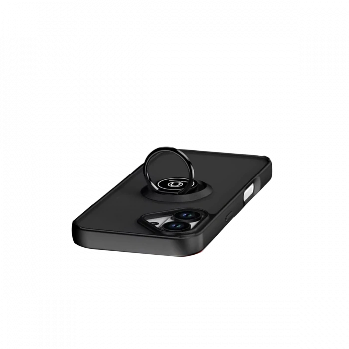 Apple iPhone 17 Montreal Yüzüklü Silikon Kapak