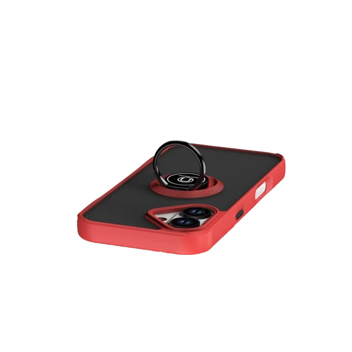 Apple iPhone 17 Montreal Yüzüklü Silikon Kapak