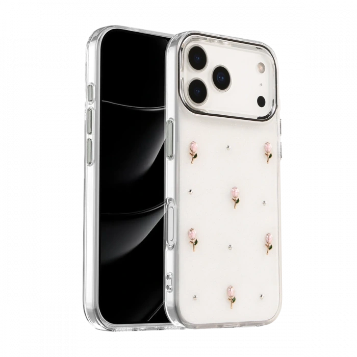 Apple iPhone 17 Pro Fiyonk Desenli Kapak