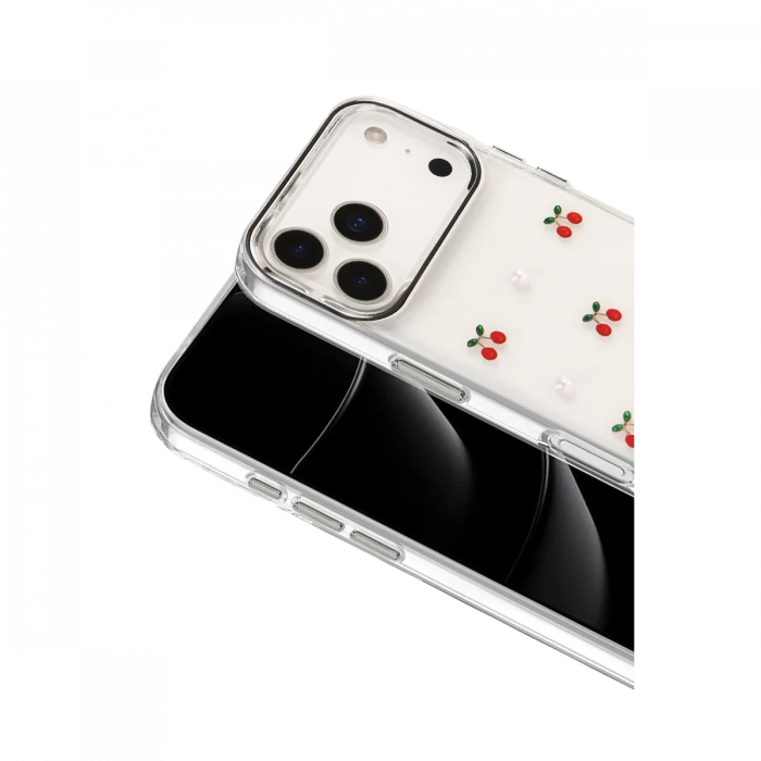 Apple iPhone 17 Pro Fiyonk Desenli Kapak