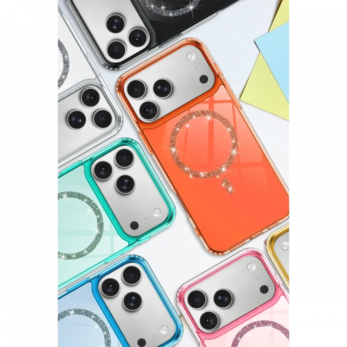 Joy Tekno Apple iPhone 17 Pro Live Diamond Magsafe Kapak