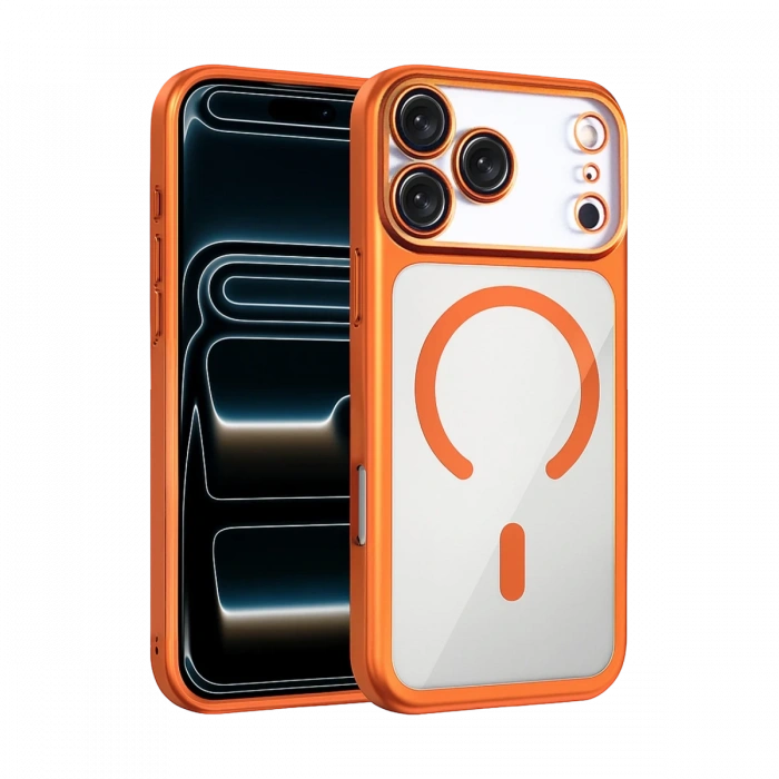 Joy Tekno Apple iPhone 17 Pro Max Chrome Magsafe Kapak