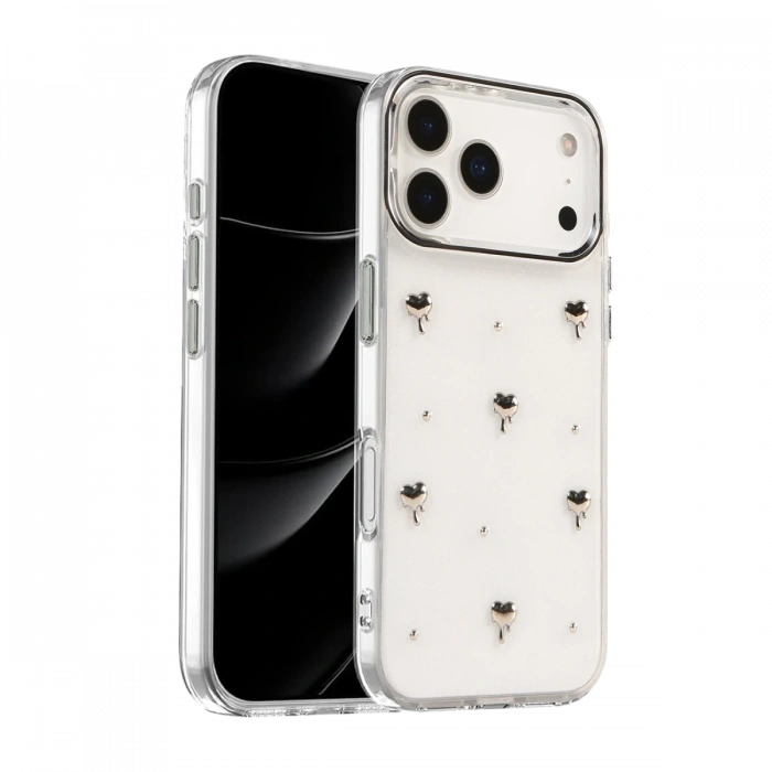 Apple iPhone 17 Pro Max Fiyonk Desenli Kapak