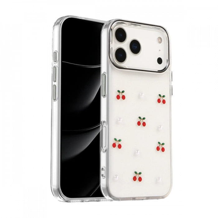 Apple iPhone 17 Pro Max Fiyonk Desenli Kapak