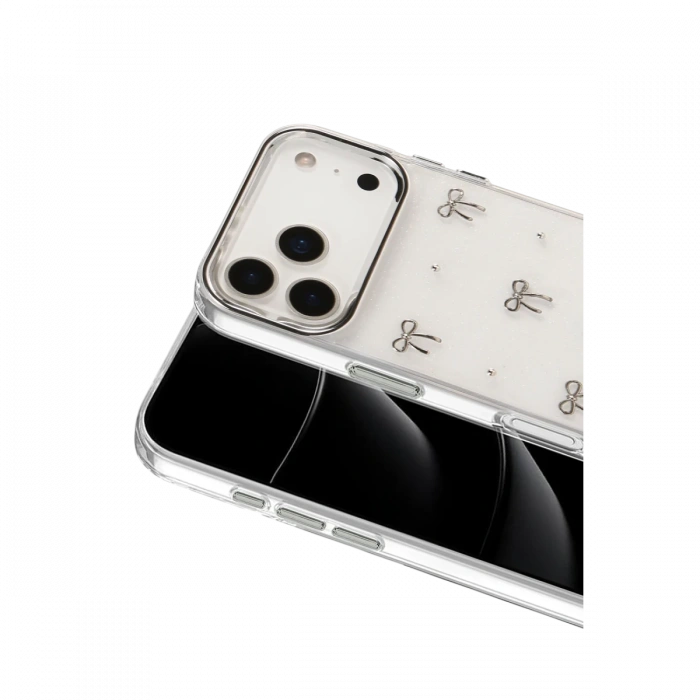 Apple iPhone 17 Pro Max Fiyonk Desenli Kapak