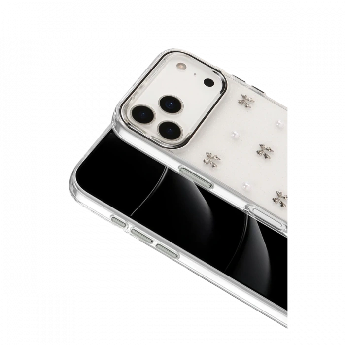 Apple iPhone 17 Pro Max Fiyonk Desenli Kapak