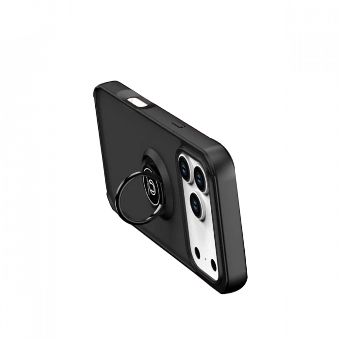 Apple iPhone 17 Pro Montreal Yüzüklü Silikon Kapak