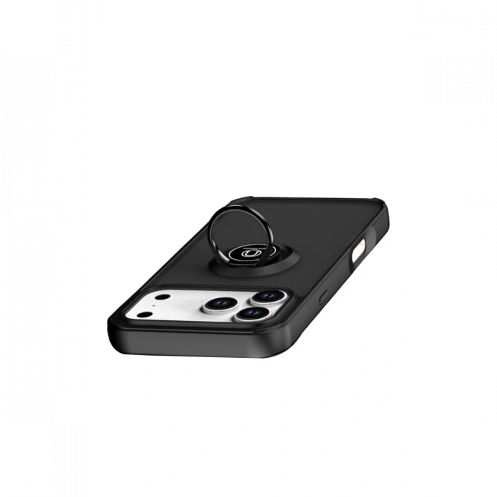 Apple iPhone 17 Pro Montreal Yüzüklü Silikon Kapak