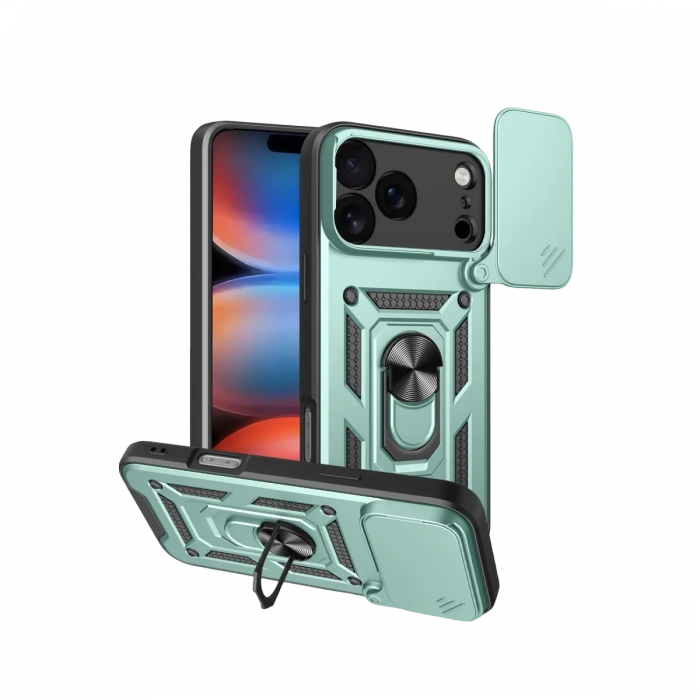 Apple iPhone 17 Pro Pars Lens Yüzüklü Silikon