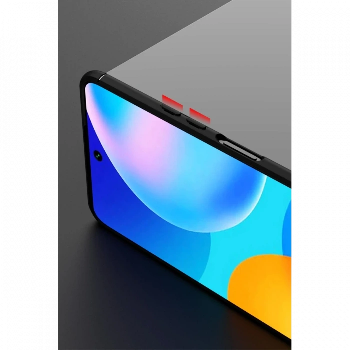 Joy Tekno Huawei P Smart 2021 Kılıf Range Yüzüklü Silikon - Siyah-Gold