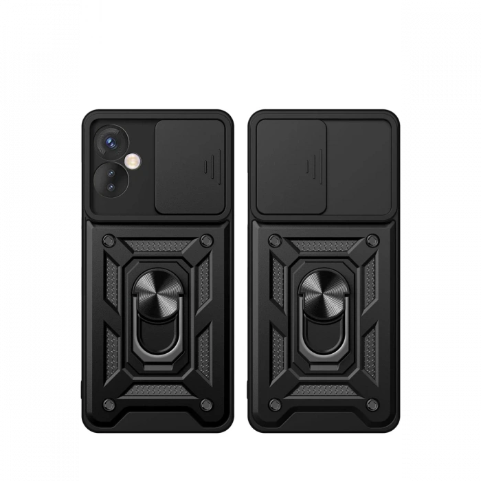 İnfinix Hot 40 Pro Kılıf Pars Lens Yüzüklü Silikon