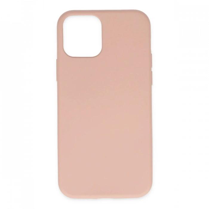 iPhone 11 Pro Kılıf Nano içi Kadife Silikon - Pudra