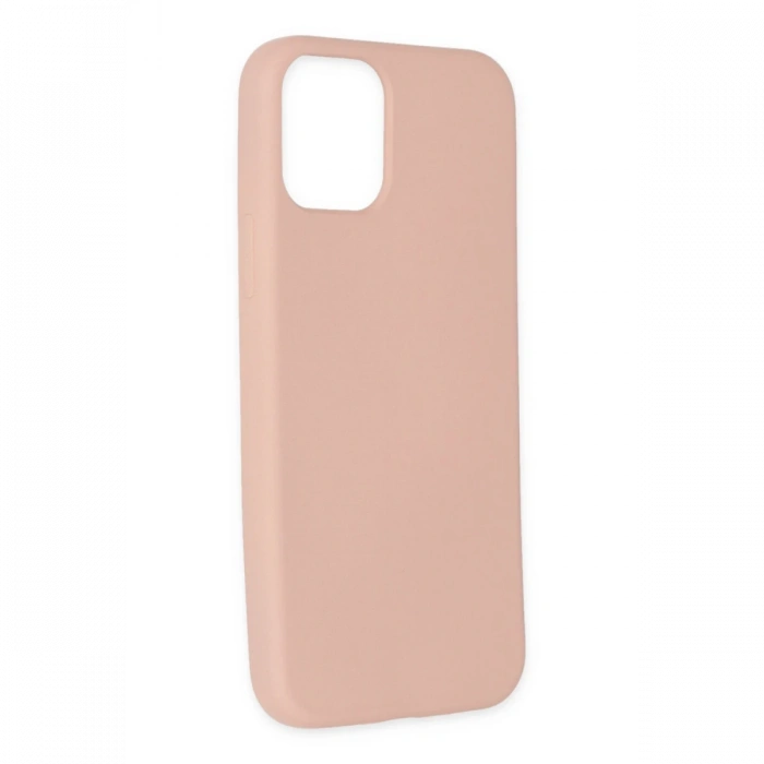 iPhone 11 Pro Kılıf Nano içi Kadife Silikon - Pudra