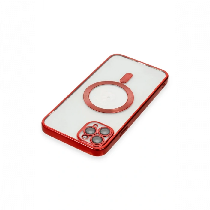 iPhone 11 Pro Max Kılıf Kross Magneticsafe Kapak - Kırmızı