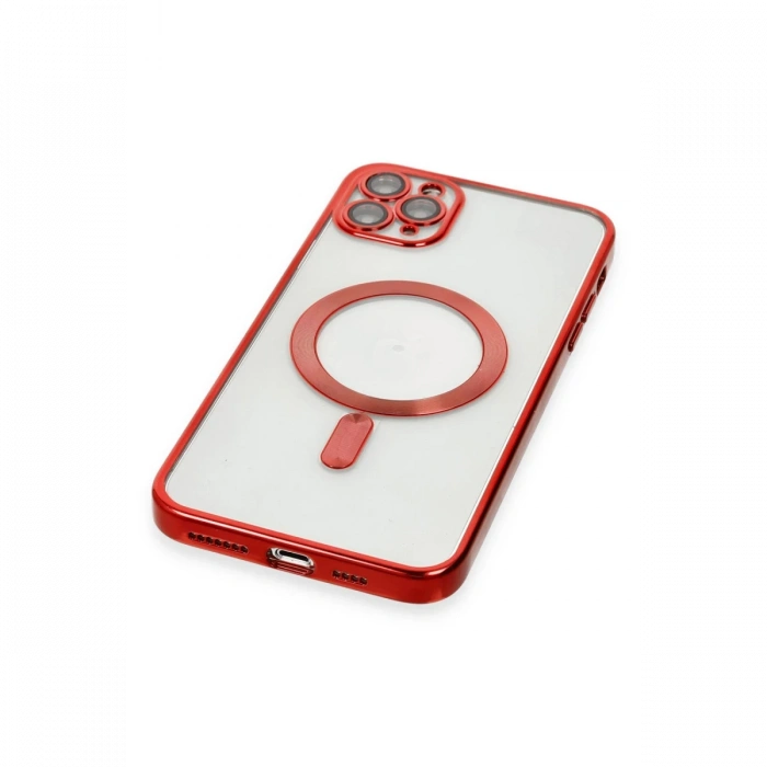 iPhone 11 Pro Max Kılıf Kross Magneticsafe Kapak - Kırmızı