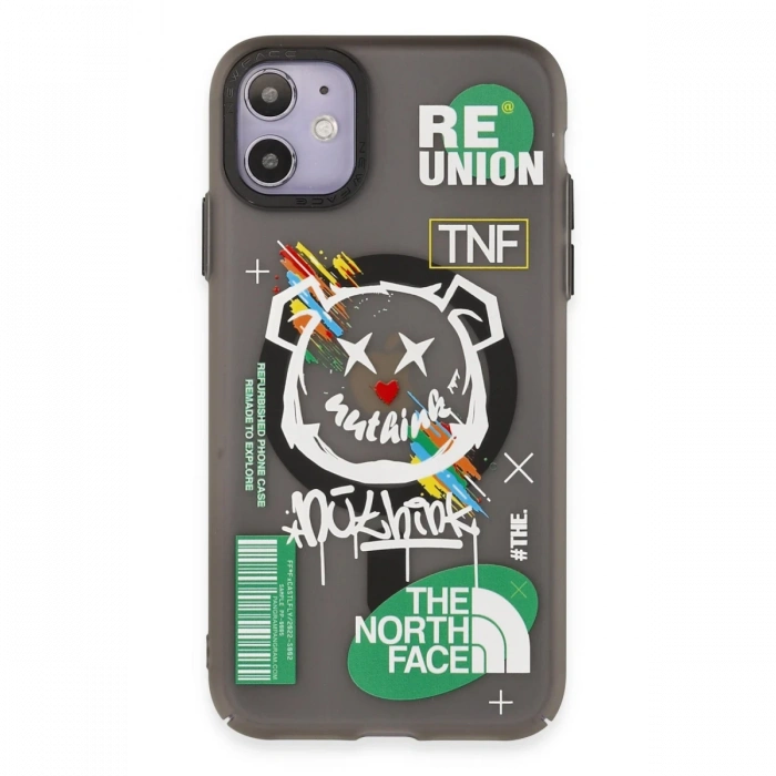 Joy Tekno iPhone 12 Kılıf Apollo Magneticsafe Desenli Kapak - Apollo Siyah - 2