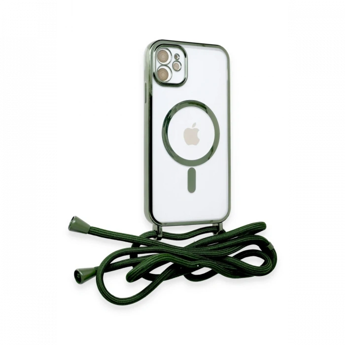 iPhone 12 Kılıf Divo Lazer Askılı Magsafe Kapak