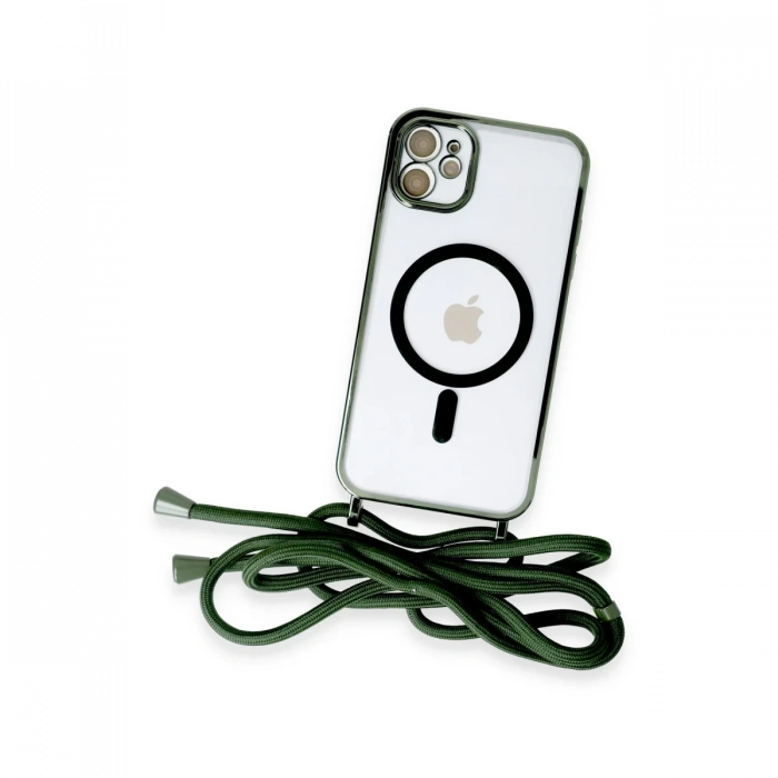 iPhone 12 Kılıf Divo Lazer Askılı Magsafe Kapak