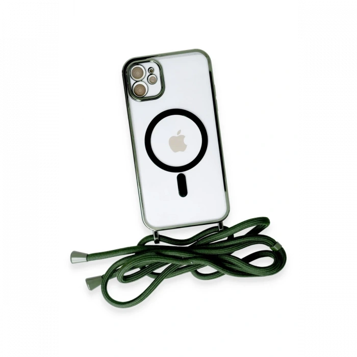 iPhone 12 Kılıf Divo Lazer Askılı Magsafe Kapak