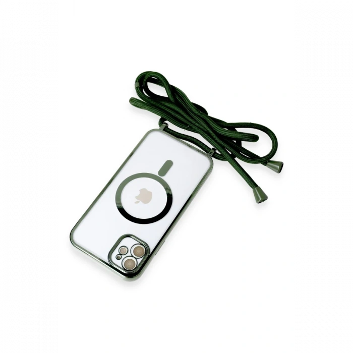 iPhone 12 Kılıf Divo Lazer Askılı Magsafe Kapak