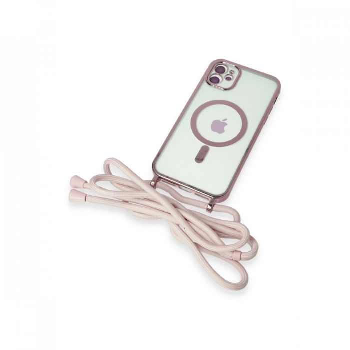 iPhone 12 Kılıf Divo Lazer Askılı Magsafe Kapak