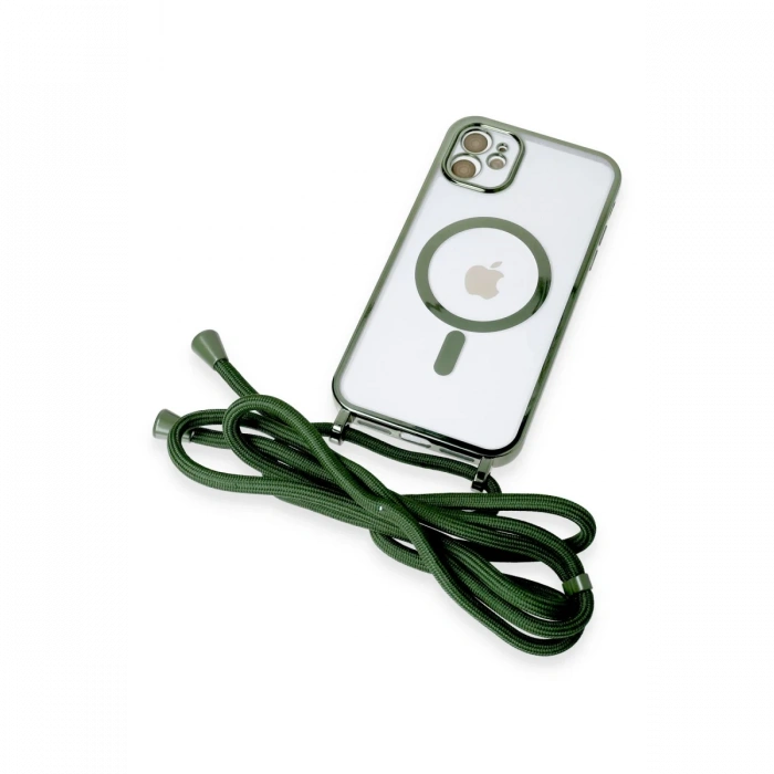 iPhone 12 Kılıf Divo Lazer Askılı Magsafe Kapak