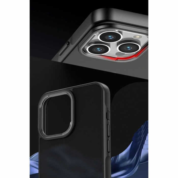 iPhone 12 Pro Max Kılıf Elegant Kapak - Pudra