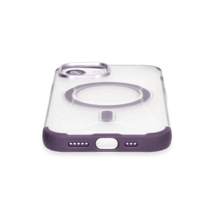 Joy Tekno iPhone 14 Hilton Magsafe Kapak - Derin Mor