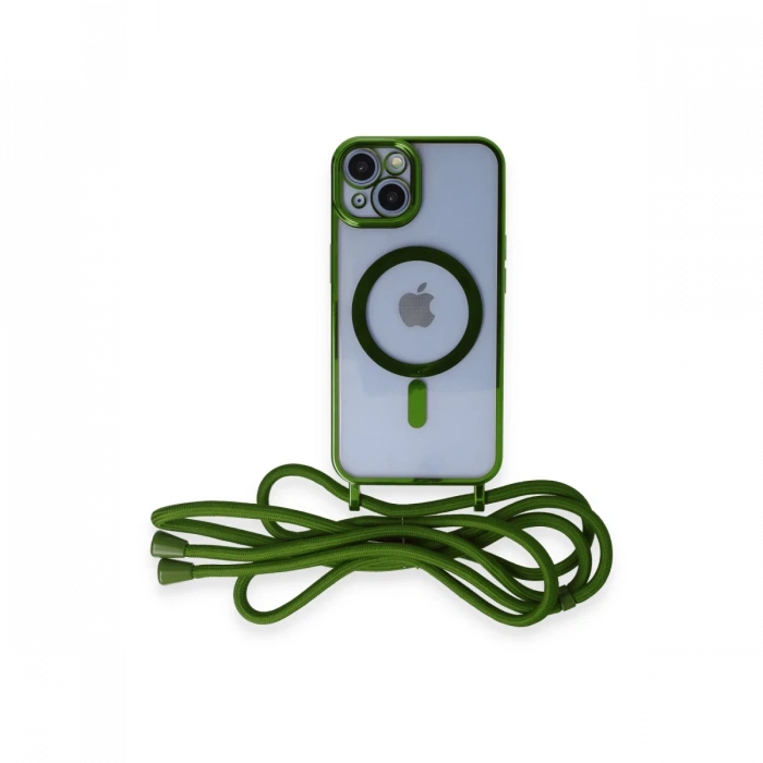 iPhone 14 Kılıf Divo Lazer Askılı Magsafe Kapak