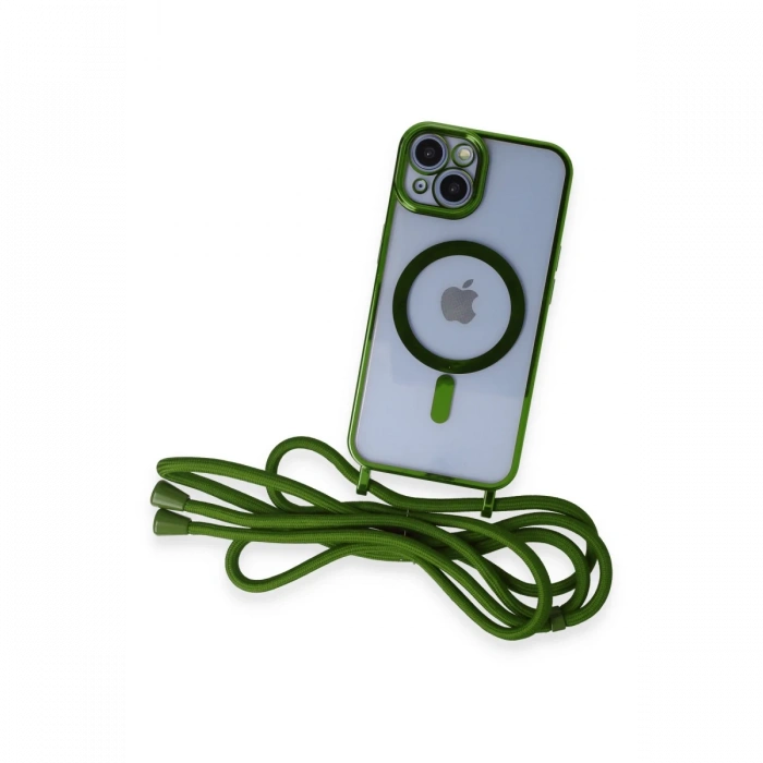 iPhone 14 Kılıf Divo Lazer Askılı Magsafe Kapak