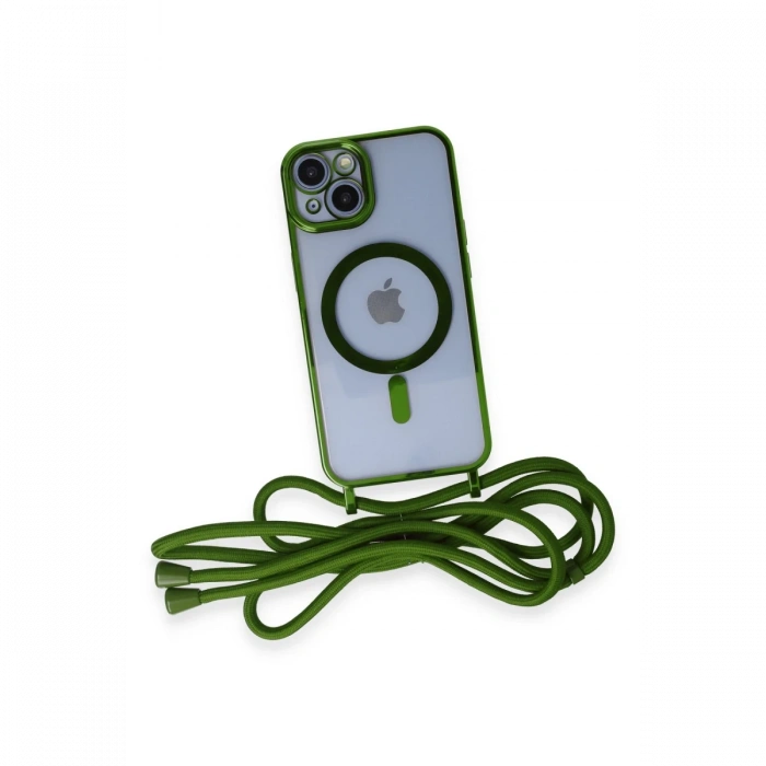 iPhone 14 Kılıf Divo Lazer Askılı Magsafe Kapak