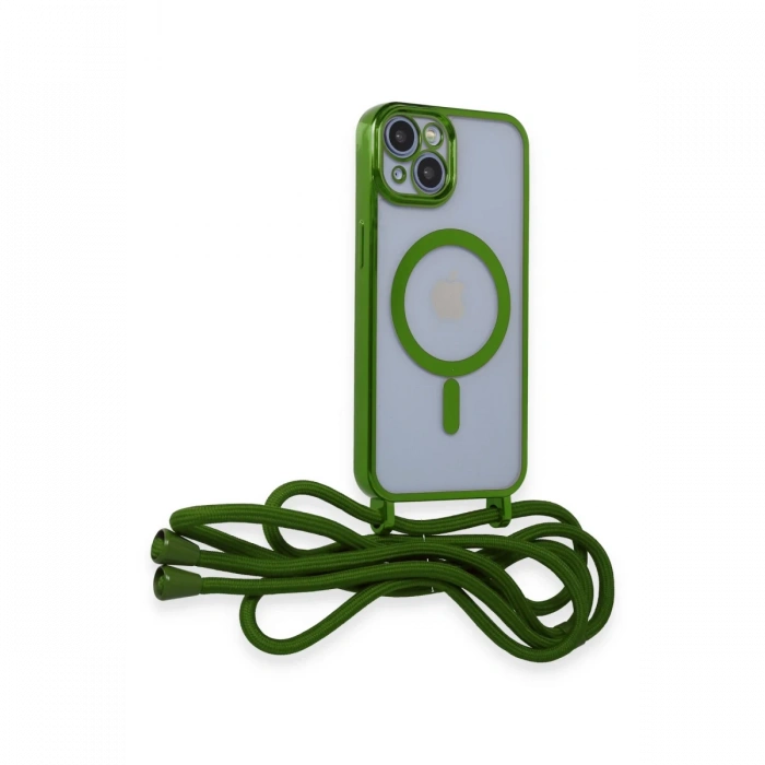 iPhone 14 Kılıf Divo Lazer Askılı Magsafe Kapak