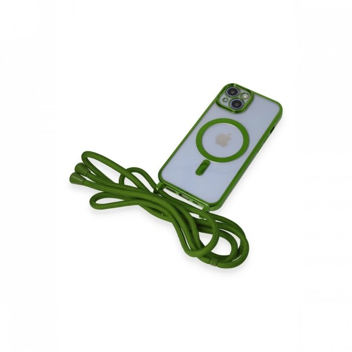 iPhone 14 Kılıf Divo Lazer Askılı Magsafe Kapak