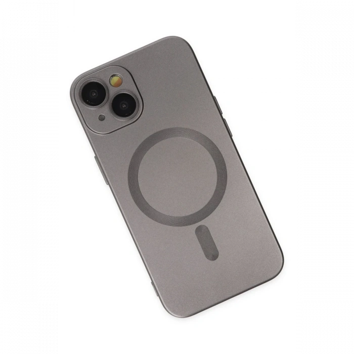 Joy Tekno iPhone 14 Kılıf Moshi Lens Magneticsafe Silikon - Füme