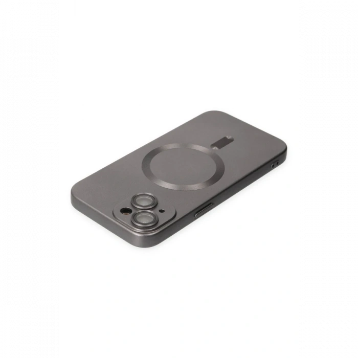 Joy Tekno iPhone 14 Kılıf Moshi Lens Magneticsafe Silikon - Füme