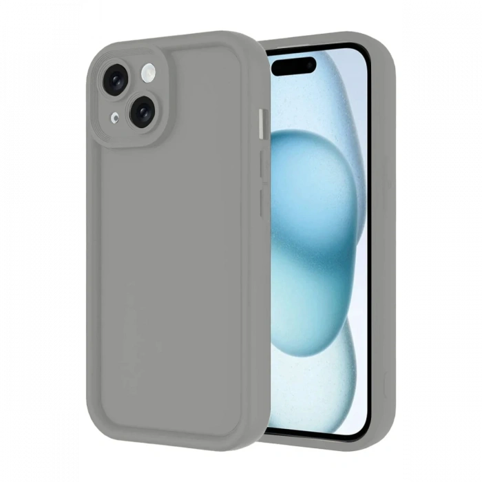 iPhone 14 Kılıf Viera Silikon - Gri