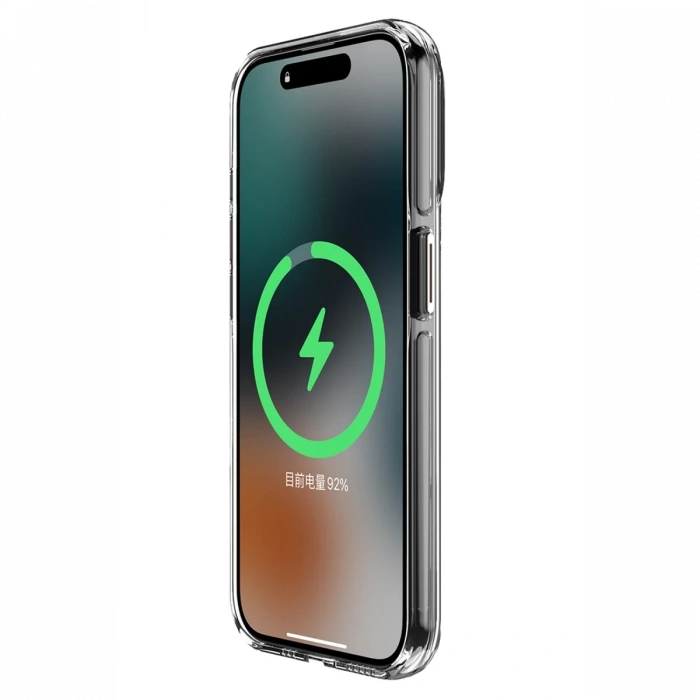 Joy Tekno iPhone 14 Pro Kılıf Crystal Magsafe Kapak - Siyah