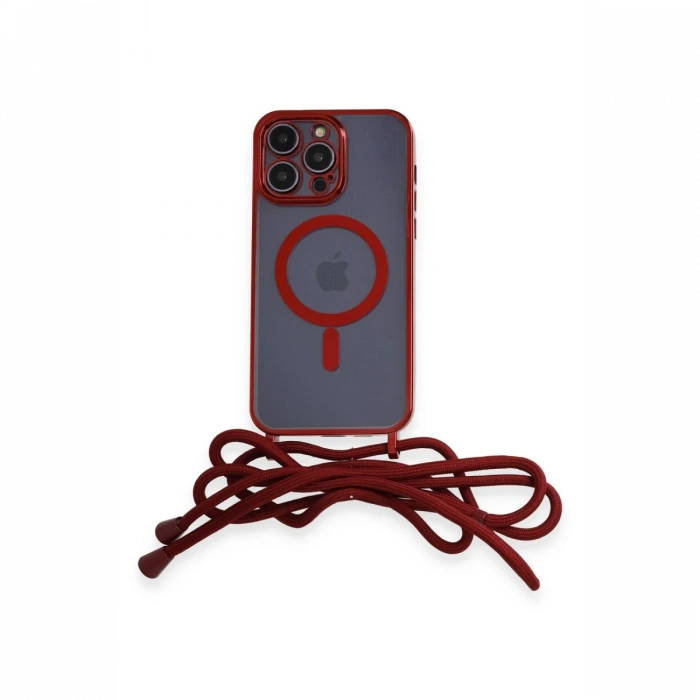 iPhone 14 Pro Kılıf Divo Lazer Askılı Magsafe Kapak