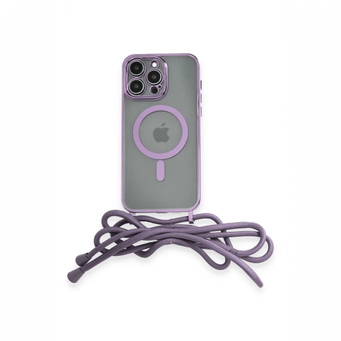 iPhone 14 Pro Kılıf Divo Lazer Askılı Magsafe Kapak