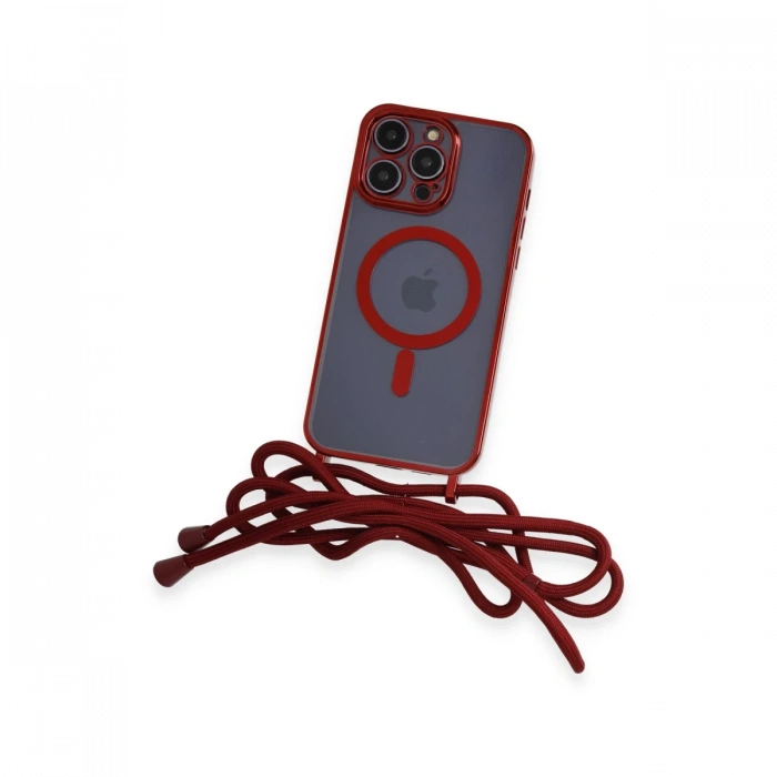 iPhone 14 Pro Kılıf Divo Lazer Askılı Magsafe Kapak