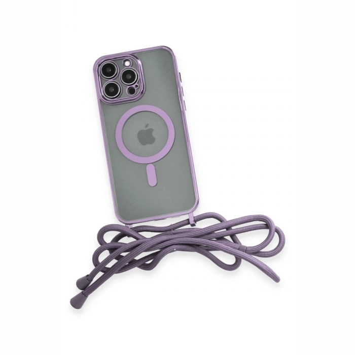 iPhone 14 Pro Kılıf Divo Lazer Askılı Magsafe Kapak