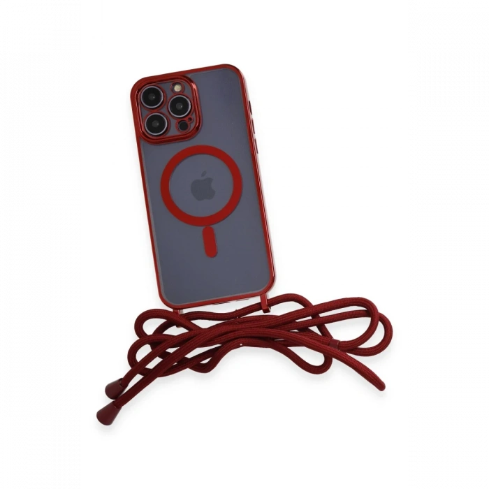 iPhone 14 Pro Kılıf Divo Lazer Askılı Magsafe Kapak